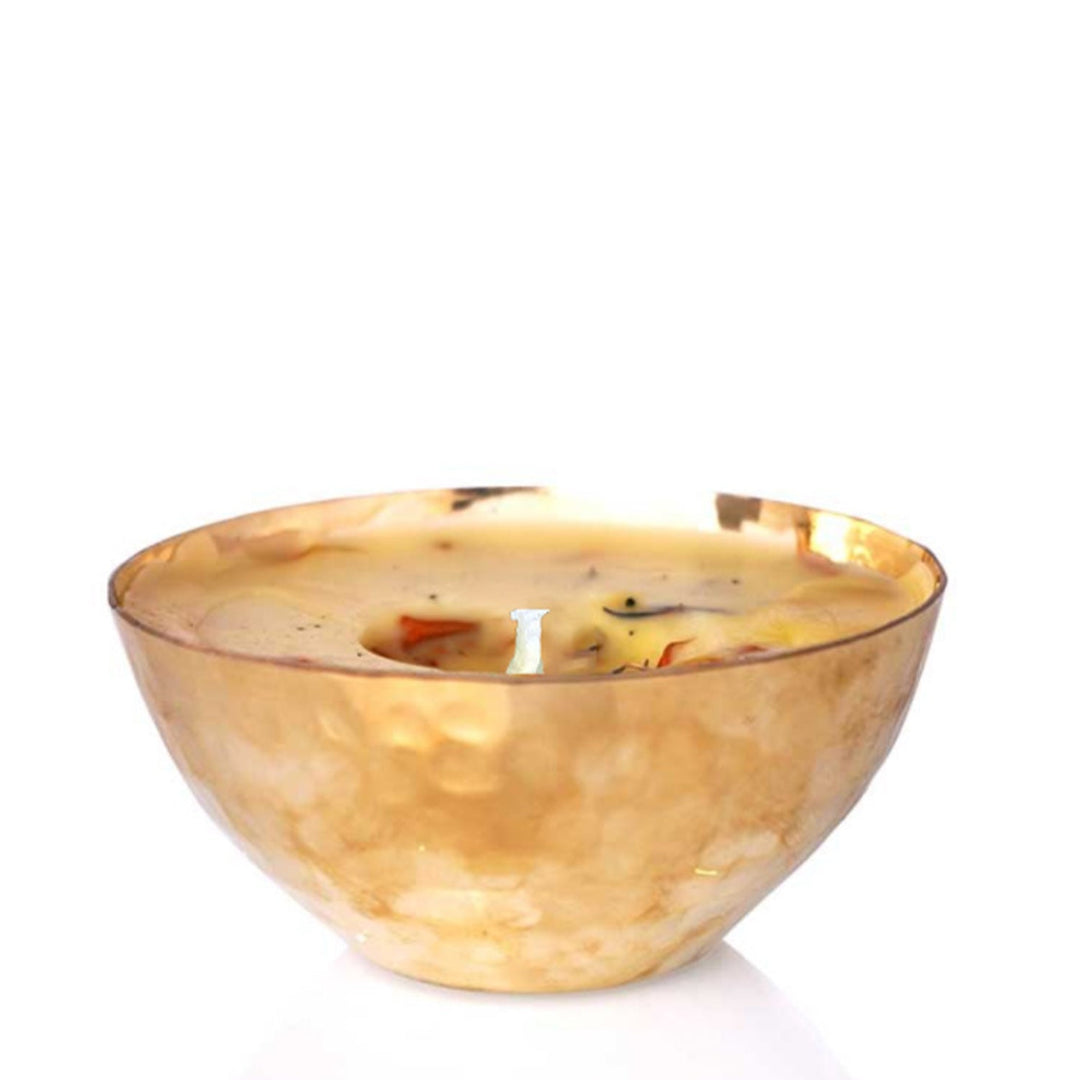 Sandalwood & Kesar Luxury Copper Diya Candle