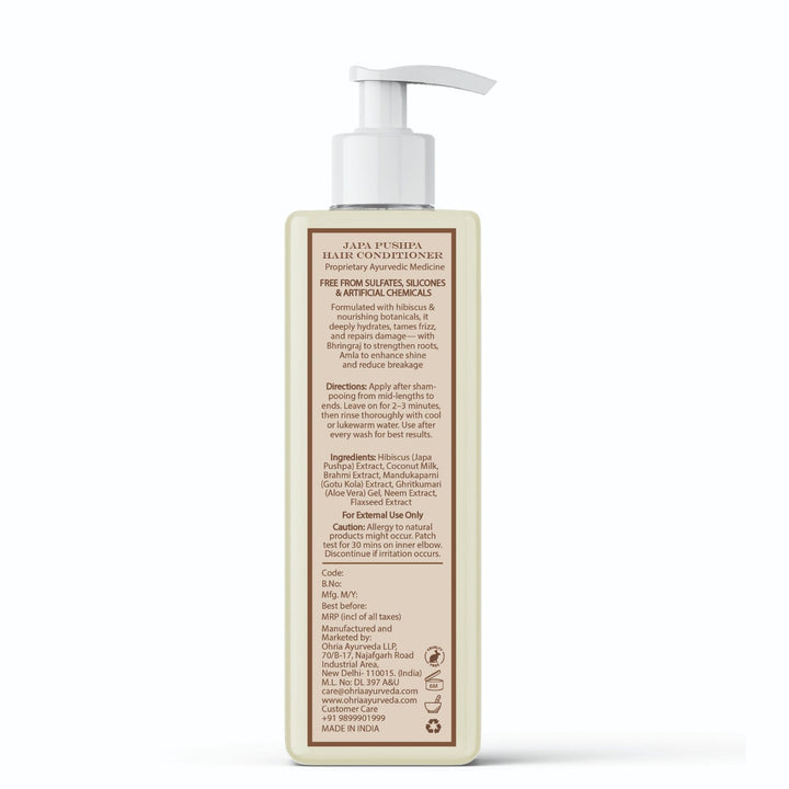 JAPA HAIR CONDITIONER- FRIZZ FREE & SMOOTHENING
