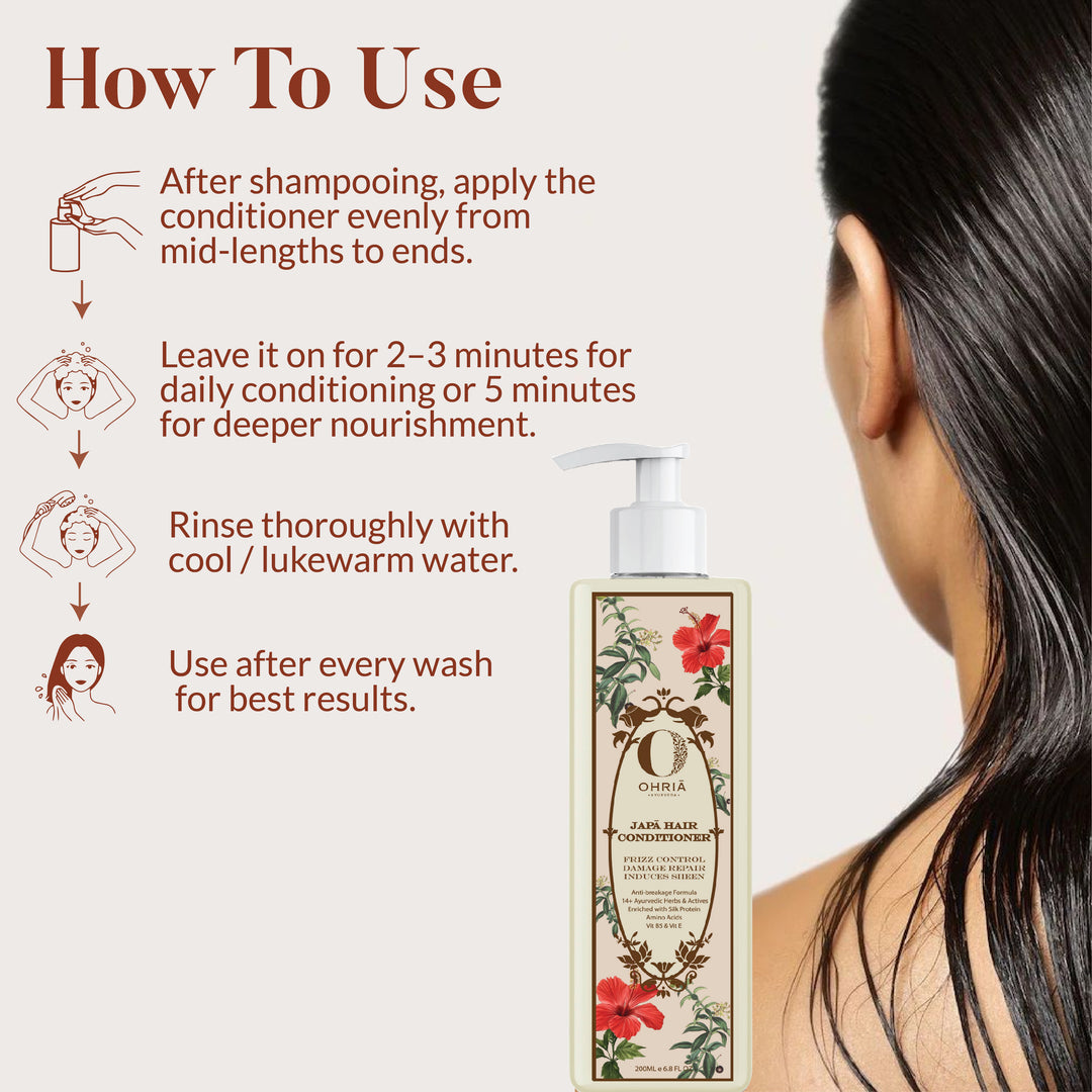 JAPA HAIR CONDITIONER- FRIZZ FREE & SMOOTHENING