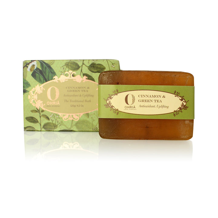 CINNAMON & GREEN TEA BATHING BAR