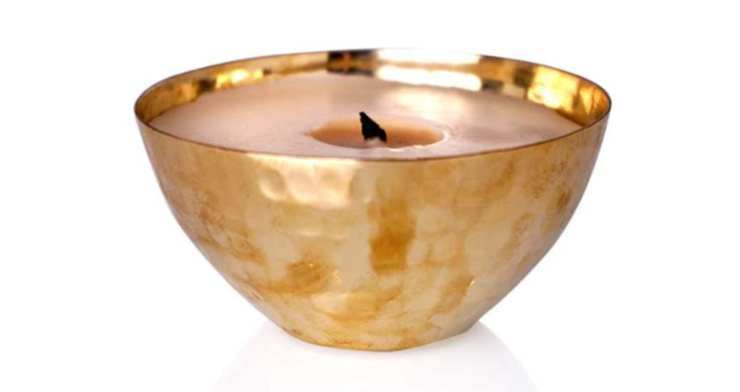 LUXURY COPPER/BRASS DIYA CANDLES GIFT SET