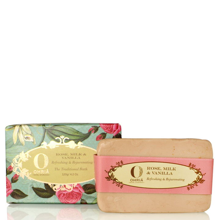 ROSE, MILK & VANILLA BATHING BAR